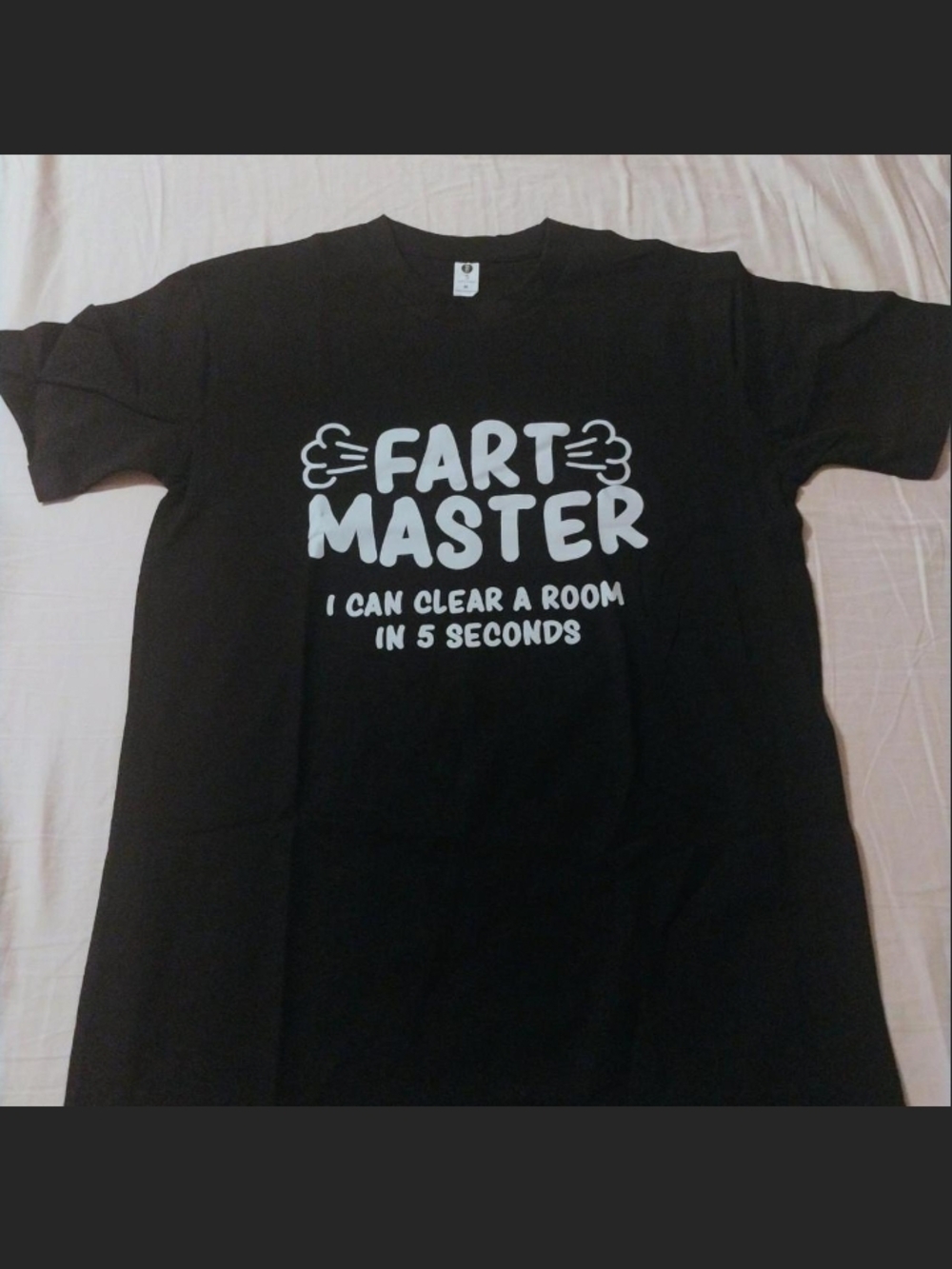 Fart Master Graphic Tee - Black